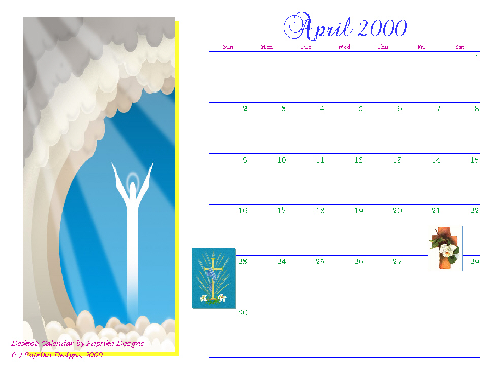 April Calendar (Save)
